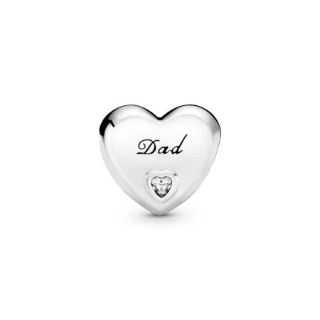 Dad Heart Charm