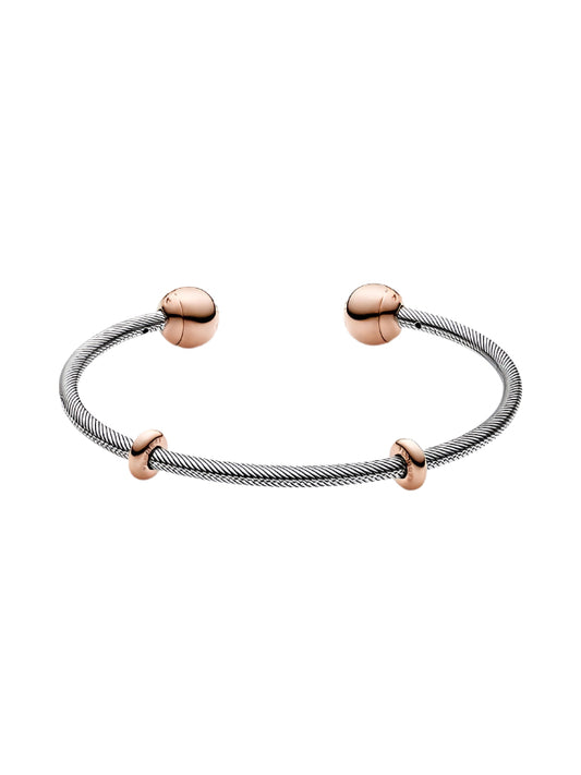 Snake Chain Style Open Bangle