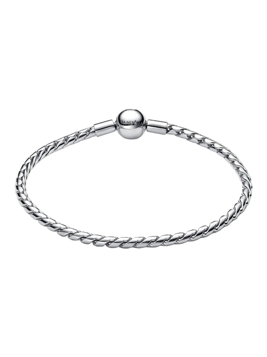Round Clasp Wing Chain Bracelet Sterling silver