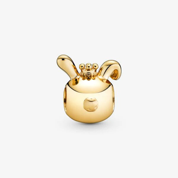 14K Plated CZ Chinese Zodiac Rabbit Charm
