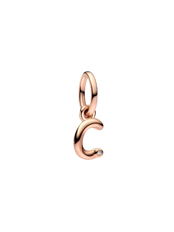 Letter A-Z Script Alphabet Dangle Charm