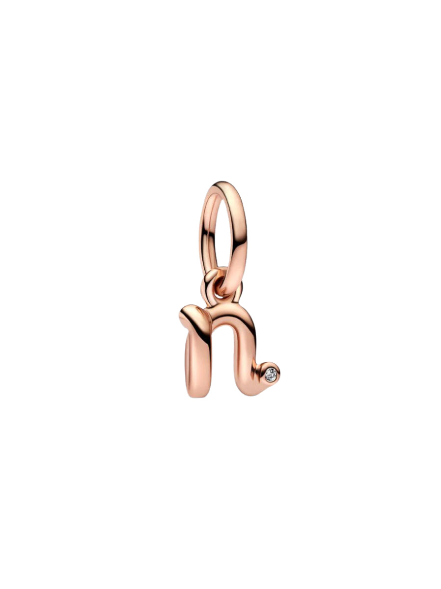 Letter A-Z Script Alphabet Dangle Charm