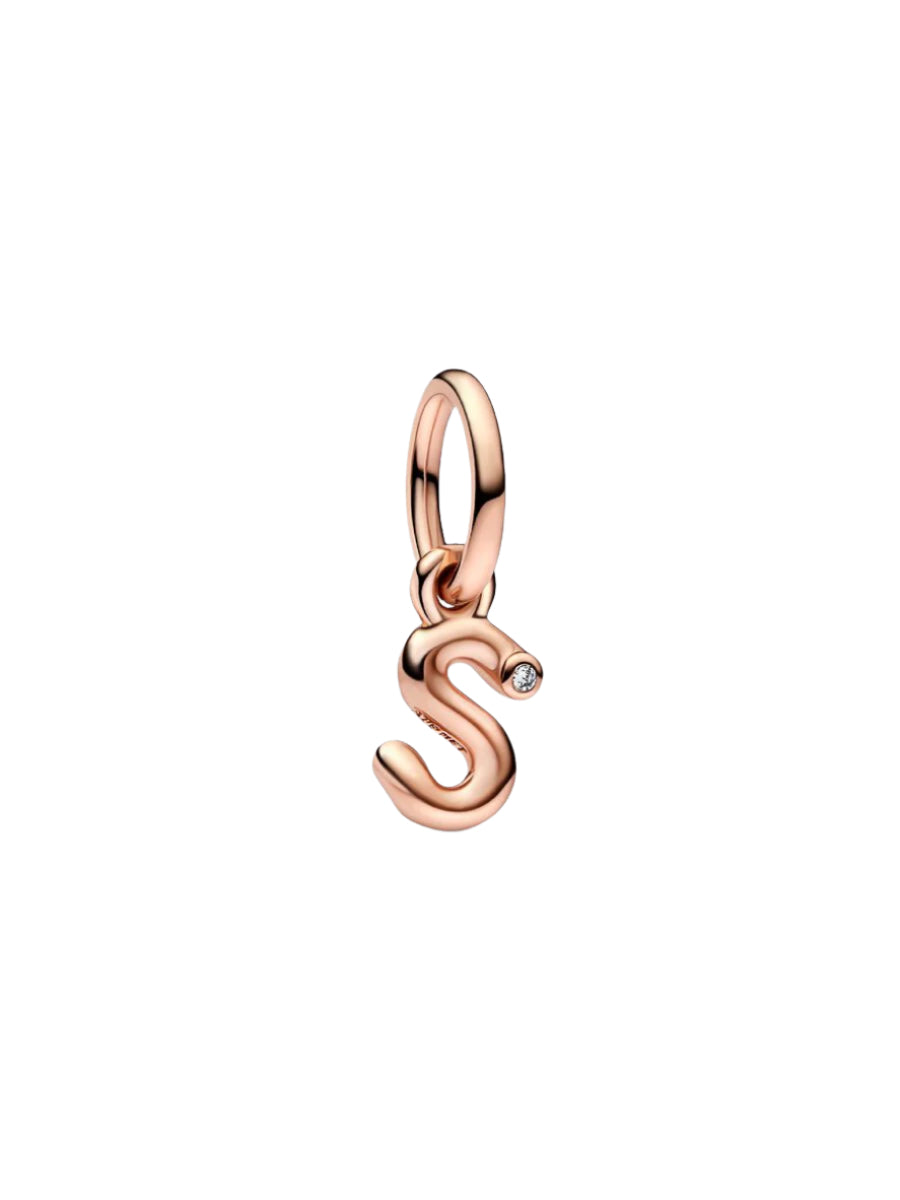 Letter A-Z Script Alphabet Dangle Charm