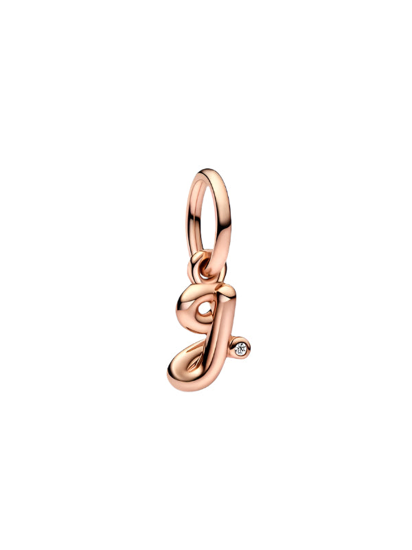 Letter A-Z Script Alphabet Dangle Charm