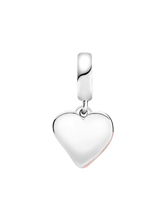 Sparkling Freehand Heart Dangle Charm