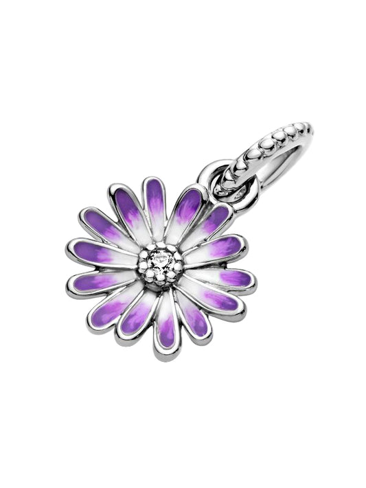 Purple Daisy Dangle Charm
