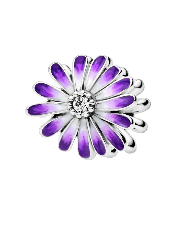 Purple Daisy Charm
