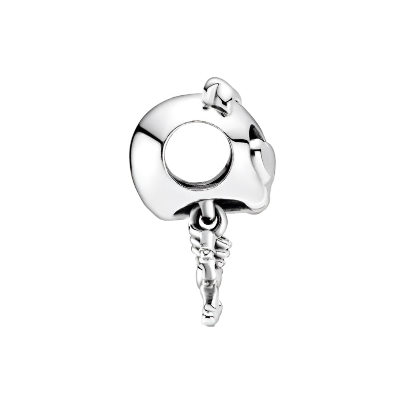 Skeleton Girl Charm