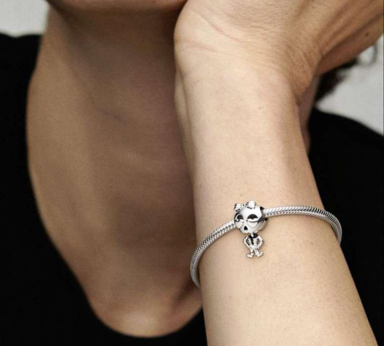 Skeleton Girl Charm