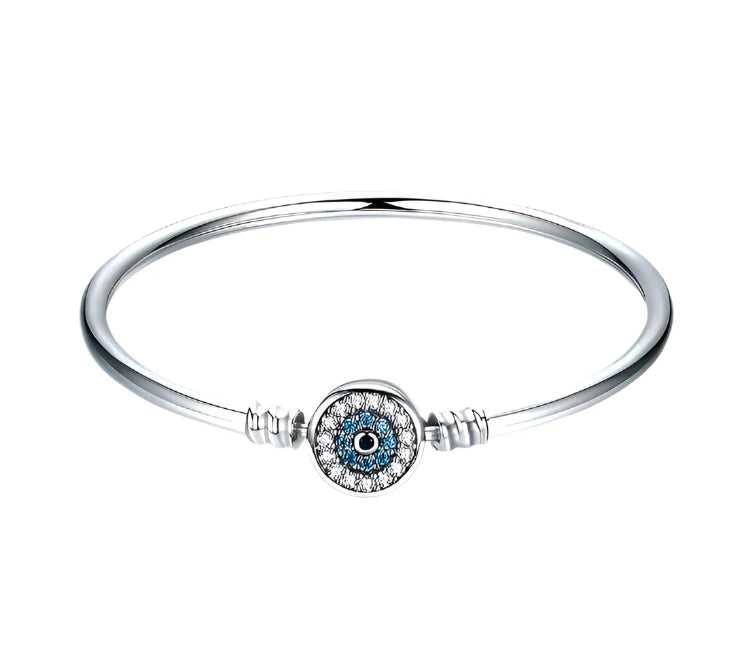 S925 Guardian Blue Eye Bangle