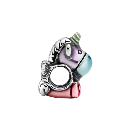 Colourful Rainbow Bruno the Unicorn Charm