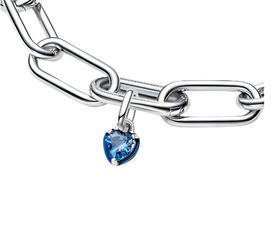 Blue Chakra Heart Mini Dangle Charm ME