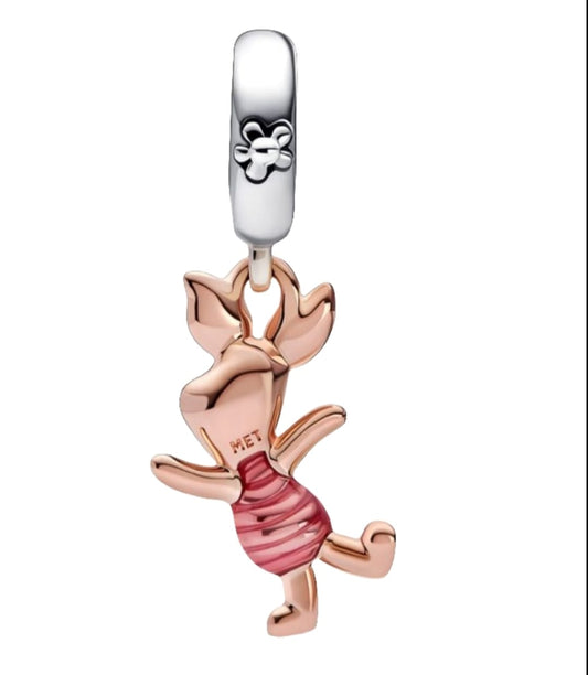 Disney Winnie the Pooh Piglet Dangle Charm