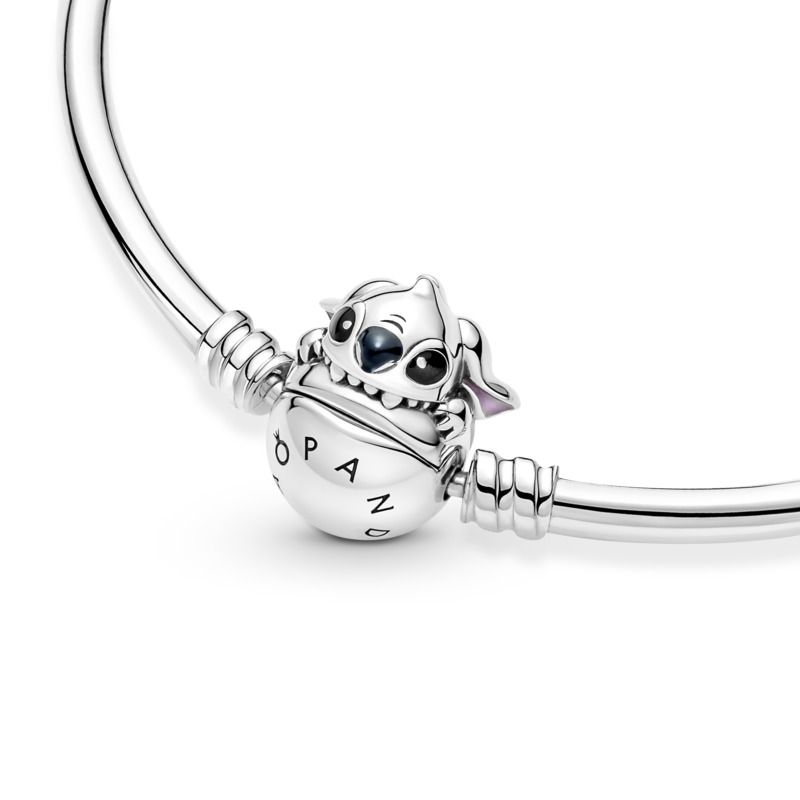 Moments Disney Stitch Biting Clasp Bangle