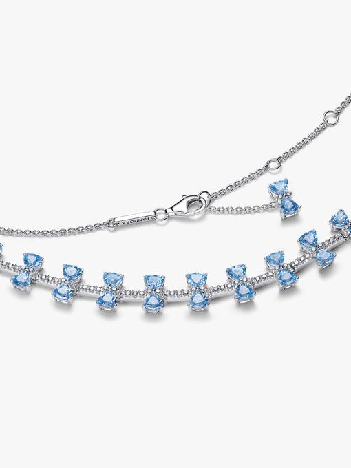 Bridgerton Blue Bow Necklace