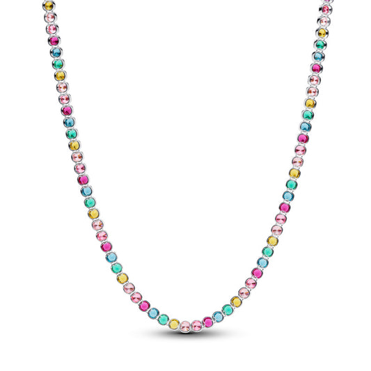 Rainbow Tennis Necklace