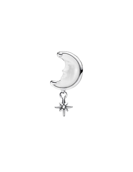 Moon & North Star Charm