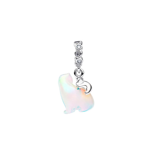 Polar Bear Mother & Cub Dangle Charm