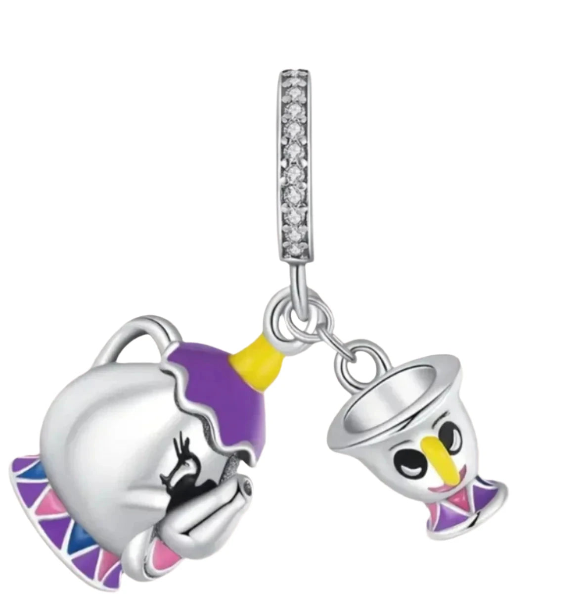 Beauty and the Beast Mrs.Potts & Chip Charm
