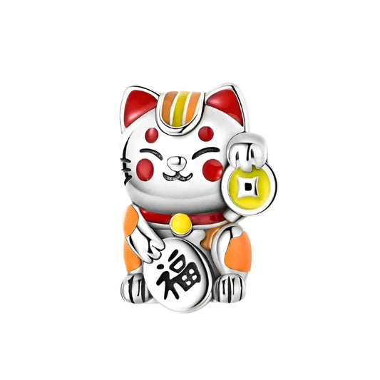 Blessing and Lucky Cat Charm