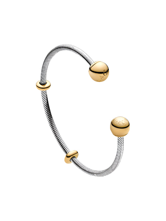 Snake Chain Style Open Bangle