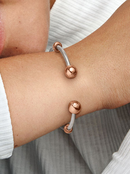 Snake Chain Style Open Bangle
