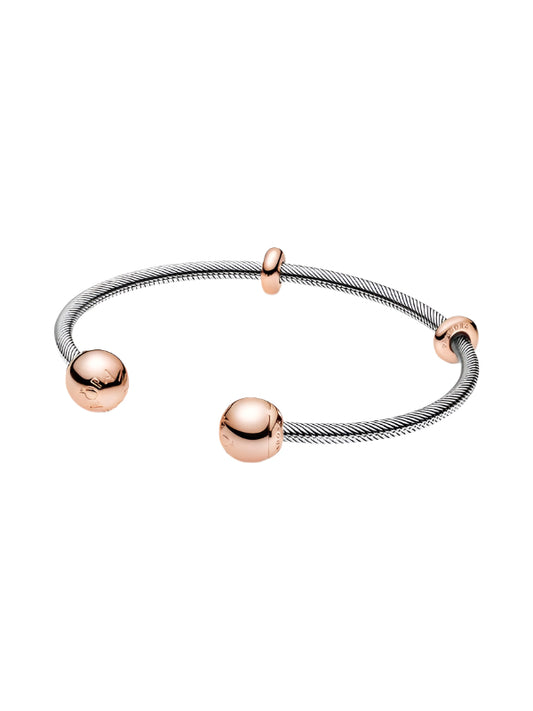 Snake Chain Style Open Bangle