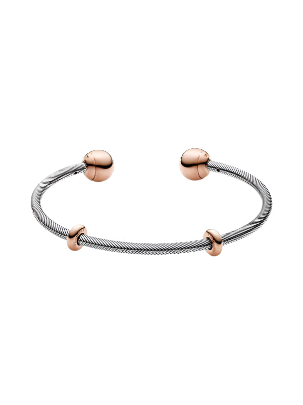 Snake Chain Style Open Bangle