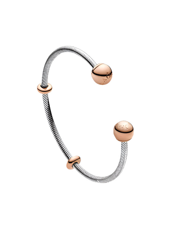 Snake Chain Style Open Bangle