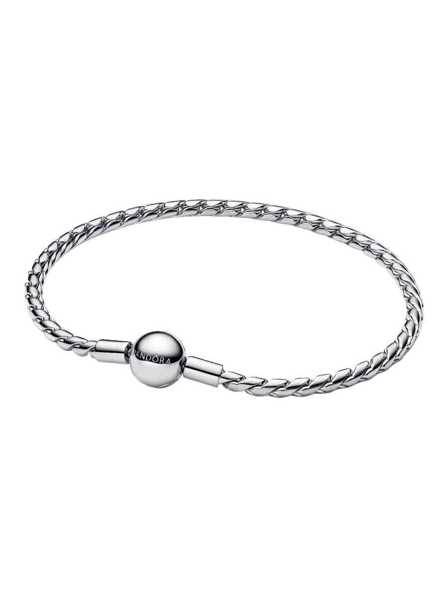 Round Clasp Wing Chain Bracelet Sterling silver