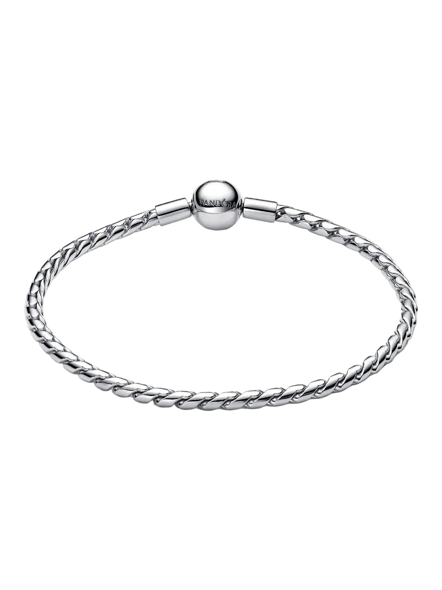 Round Clasp Wing Chain Bracelet Sterling silver