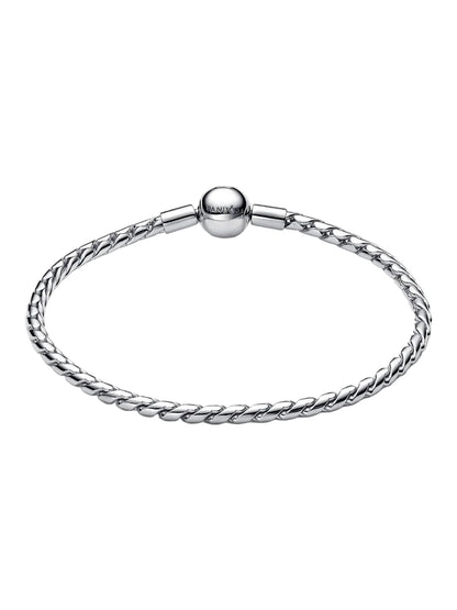 Round Clasp Wing Chain Bracelet Sterling silver