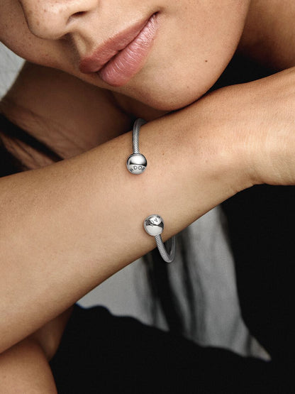 Snake Chain Style Open Bangle
