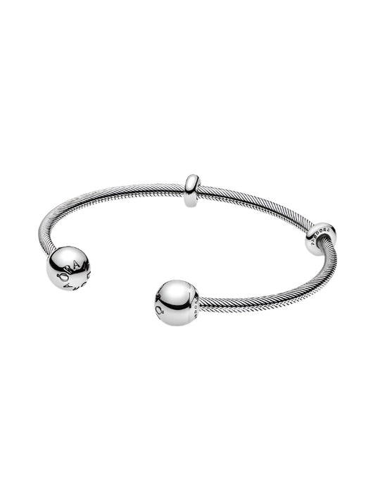 Snake Chain Style Open Bangle
