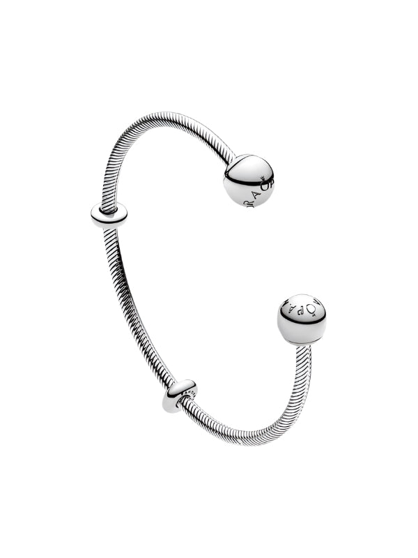 Snake Chain Style Open Bangle
