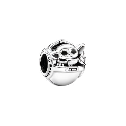 Star Wars Grogu & Crib Charm