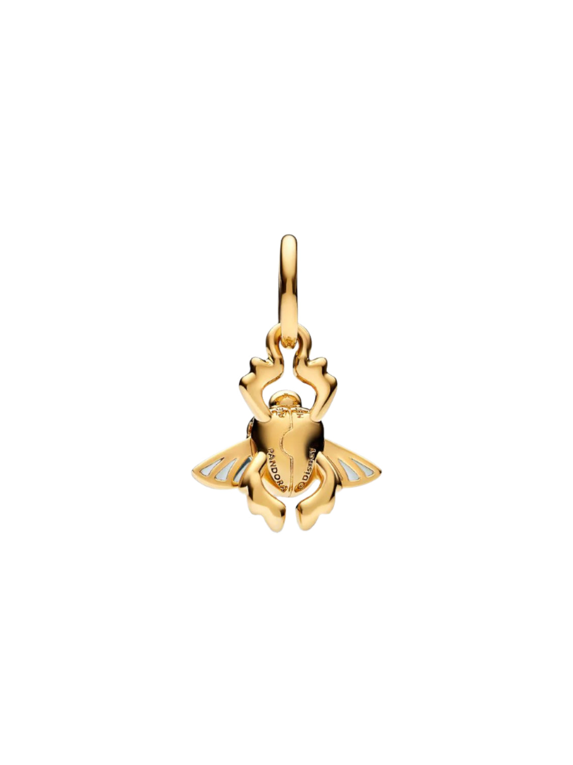 Aladdin Scarab Beetle Dangle Charm 14k gold plating