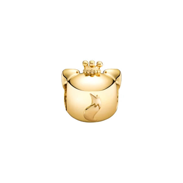 14K Plated CZ Chinese Zodiac Dog Charm