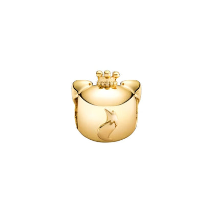 14K Plated CZ Chinese Zodiac Dog Charm
