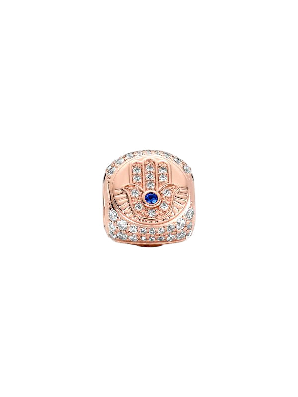 Hamsa, All-seeing Eye & Feather Three-sided Charm