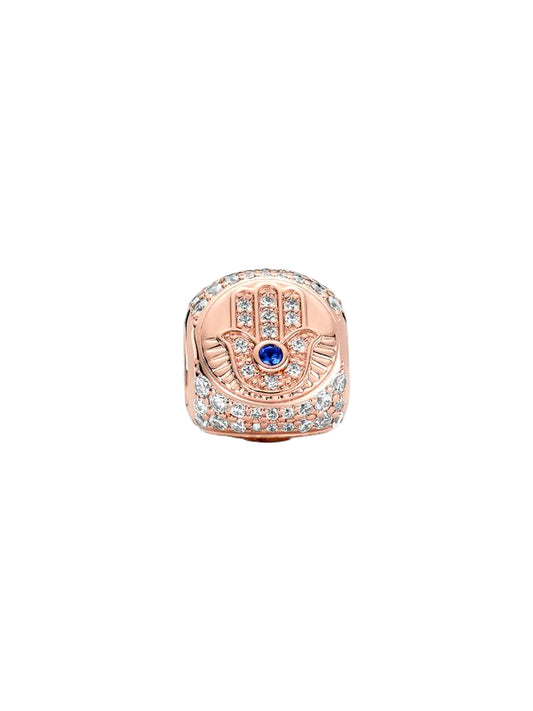 Hamsa, All-seeing Eye & Feather Three-sided Charm