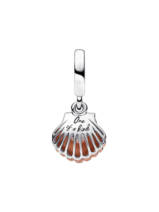 Sea Shell & Treated Freshwater Cultured Pearl Dangle Charm