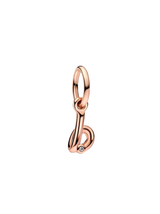 Letter A-Z Script Alphabet Dangle Charm