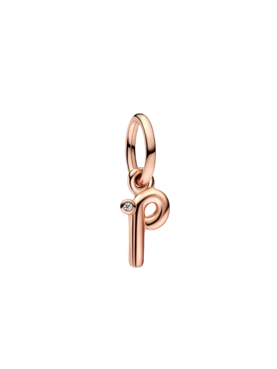 Letter A-Z Script Alphabet Dangle Charm