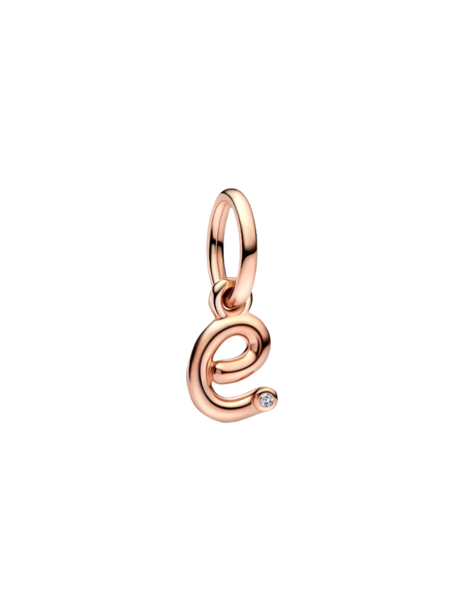 Letter A-Z Script Alphabet Dangle Charm