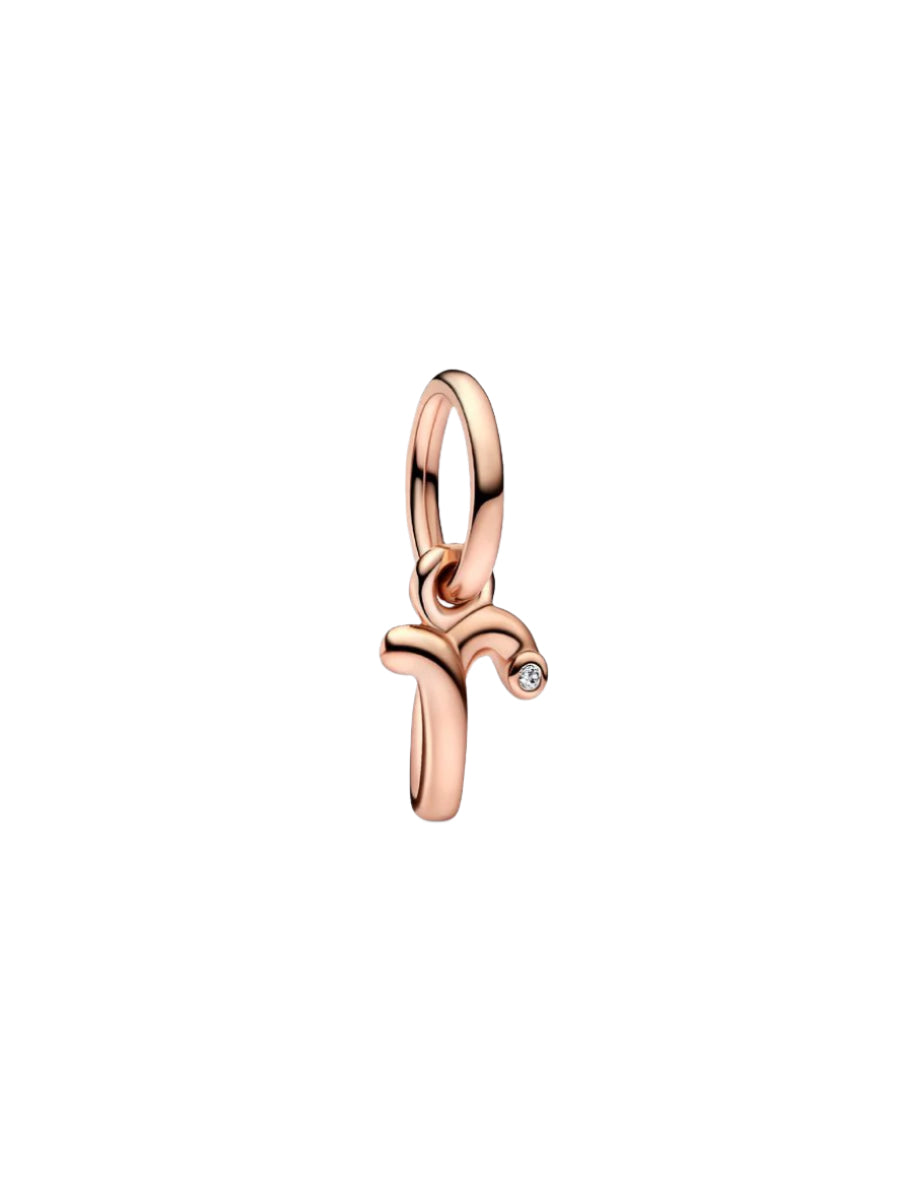 Letter A-Z Script Alphabet Dangle Charm