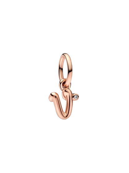 Letter A-Z Script Alphabet Dangle Charm