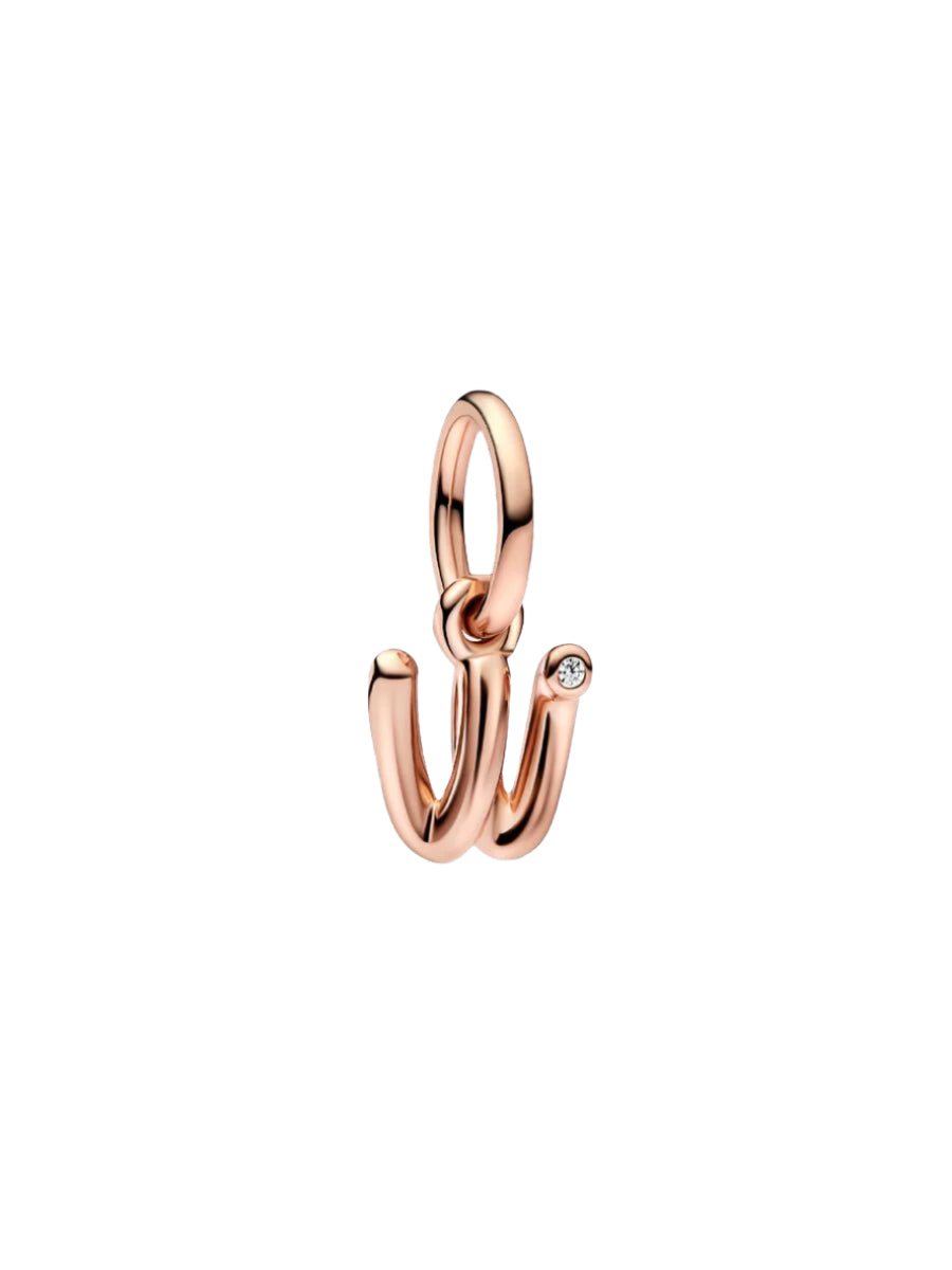 Letter A-Z Script Alphabet Dangle Charm