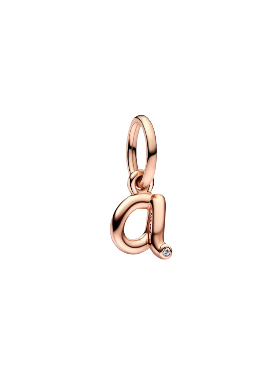 Letter A-Z Script Alphabet Dangle Charm