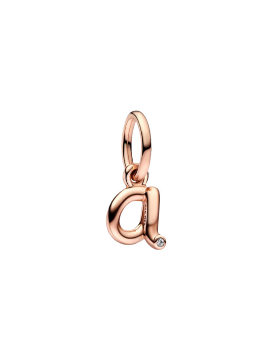 Letter A-Z Script Alphabet Dangle Charm